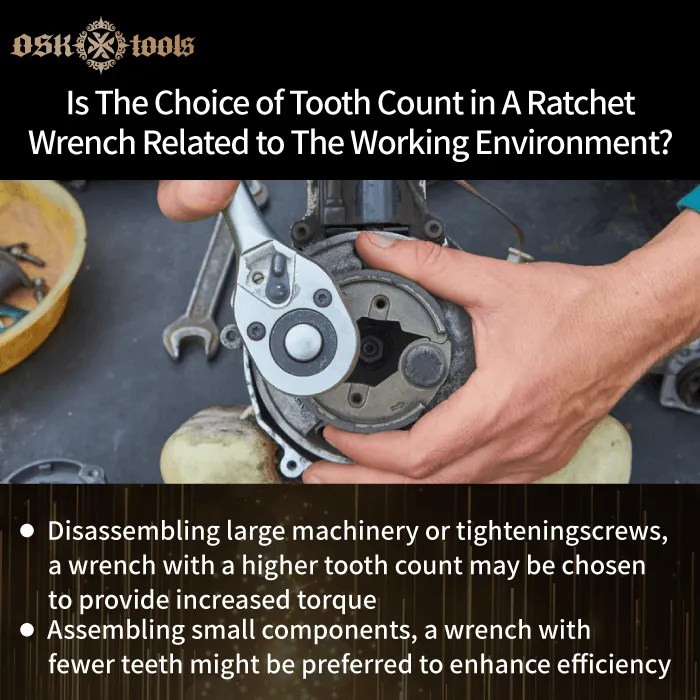 What is the differences in tooth count for ratcheting wrench？3Q&A